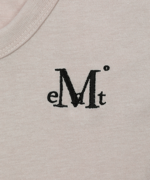 MUCENT(ムセント)の「ベリンVネッククロップローリング半袖ティー(5色)(Tシャツ/カットソー・レディース・チャコール/Beige/ホワイト/グレー/ブラック・FREE)」の15枚目の写真