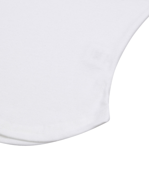 MUCENT(ムセント)の「ベリンVネッククロップローリング半袖ティー(5色)(Tシャツ/カットソー・レディース・チャコール/Beige/ホワイト/グレー/ブラック・FREE)」の21枚目の写真