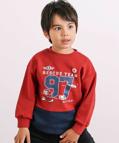 セール】はたらくくるま発泡プリント星パッチナンバリングバイカラー