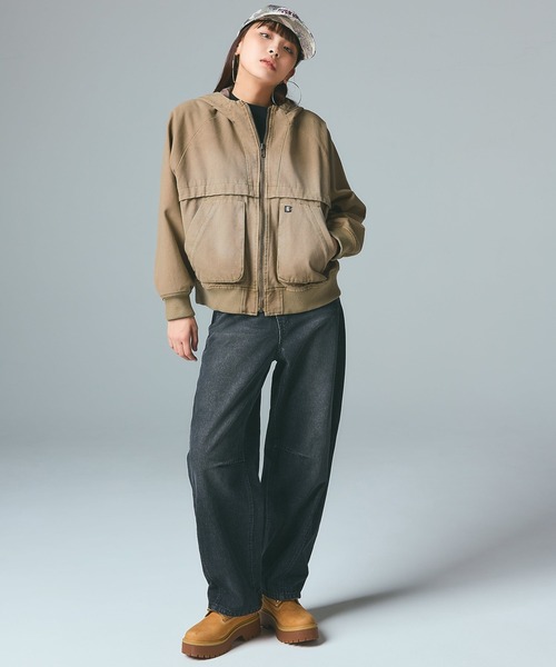 X-girl（エックスガール）の「STUDDED LOGO PATCH 6PANEL CAP（キャップ・レディース・ブラック/ピンク/カモフラージュ・ONE SIZE）」の5枚目の写真