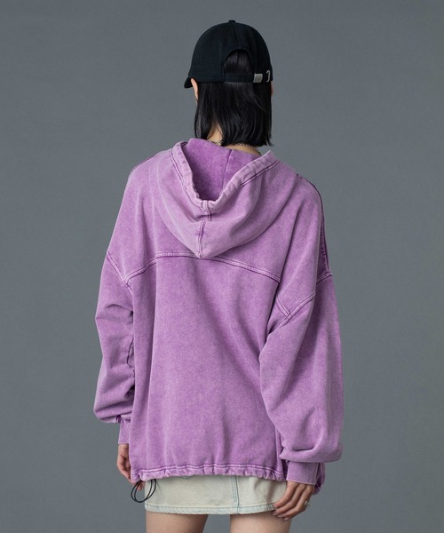 X-girl（エックスガール）の「STUDDED LOGO PATCH 6PANEL CAP（キャップ・レディース・ブラック/ピンク/カモフラージュ・ONE SIZE）」の19枚目の写真
