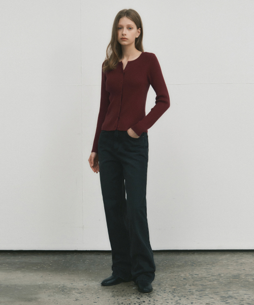 WEDNESDAYOASISFORWOMEN（ウェンズデー オアシス フォー ウーマン）の「W/テーラードフェードウォッシュデニムパンツ_BLACK(W25-PT23)（スウェットパンツ・レディース・ブラック・SMALL/MEDIUM）」の3枚目の写真