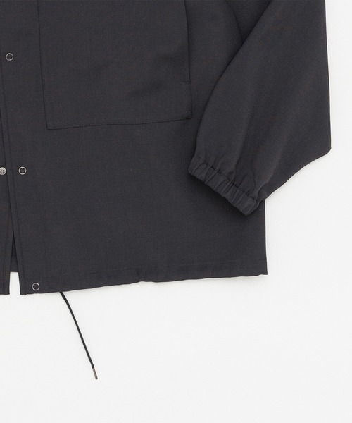 STILL BY HAND（スティルバイハンド）の「【STILL BY HAND】Double pocket shirt jacket（シャツ/ブラウス・メンズ・ダークブラウン/ダークグレー/ブラック・46/48）」の5枚目の写真