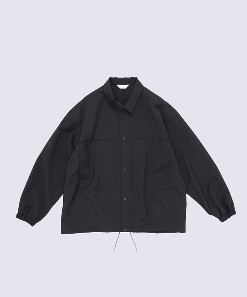 STILL BY HAND（スティルバイハンド）の「【STILL BY HAND】Double pocket shirt jacket（シャツ/ブラウス・メンズ・ダークブラウン/ダークグレー/ブラック・46/48）」の21枚目の写真