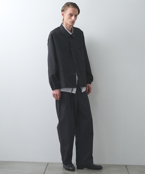 STILL BY HAND（スティルバイハンド）の「【STILL BY HAND】Double pocket shirt jacket（シャツ/ブラウス・メンズ・ダークブラウン/ダークグレー/ブラック・46/48）」の10枚目の写真