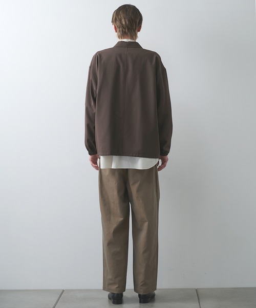 STILL BY HAND（スティルバイハンド）の「【STILL BY HAND】Double pocket shirt jacket（シャツ/ブラウス・メンズ・ダークブラウン/ダークグレー/ブラック・46/48）」の18枚目の写真