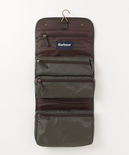 Barbour(バブアー)の「Hang ワックス ウォッシュバッグ(ハンドバッグ・メンズ・オリーブ・ONE SIZE)」の7枚目の写真