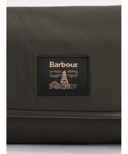 Barbour(バブアー)の「Hang ワックス ウォッシュバッグ(ハンドバッグ・メンズ・オリーブ・ONE SIZE)」の5枚目の写真