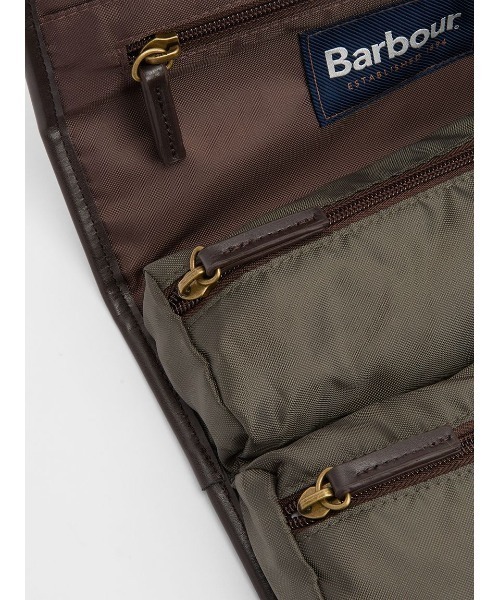 Barbour(バブアー)の「Hang ワックス ウォッシュバッグ(ハンドバッグ・メンズ・オリーブ・ONE SIZE)」の10枚目の写真