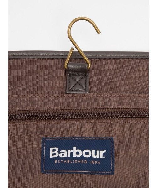Barbour(バブアー)の「Hang ワックス ウォッシュバッグ(ハンドバッグ・メンズ・オリーブ・ONE SIZE)」の11枚目の写真