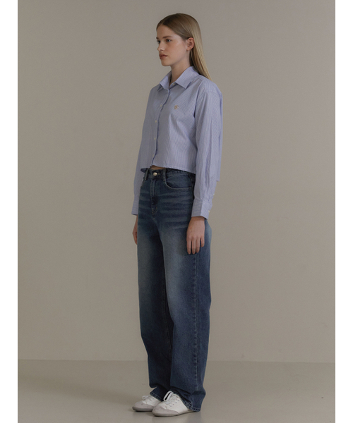 ANOETIC（アノエティック）の「ANC SEMI WIDE JEANS_BLUE（デニムパンツ・レディース・その他・MEDIUM/SMALL）」の2枚目の写真