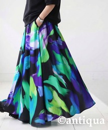 CHECK KANGKANG MIDI SKIRT / NAVY（スカート）｜ASON（アズオン）の