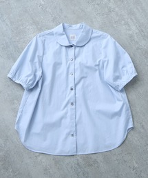 bulle de savon | オーガニックコットン 60/1 タイプライター丸衿ブラウス(シャツ/ブラウス)