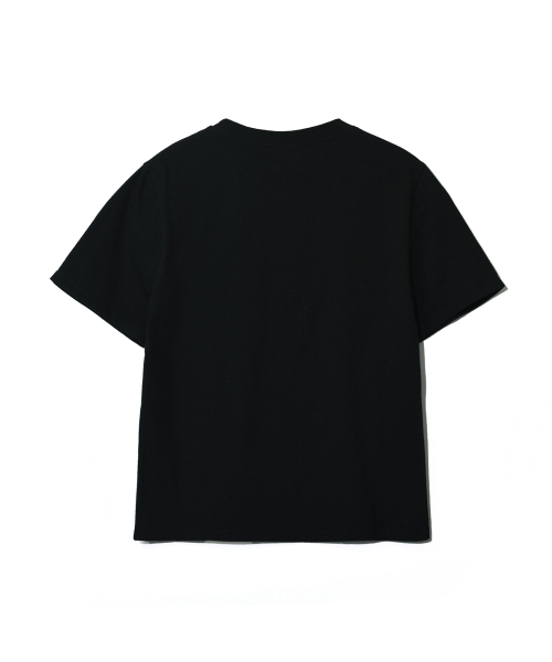 PHYSICAL DEPARTMENT（フィジカル デパートメント）の「ウィメンズローズタイポ半袖Tシャツ_ブラック（Tシャツ/カットソー・レディース・その他・SMALL/MEDIUM）」の3枚目の写真