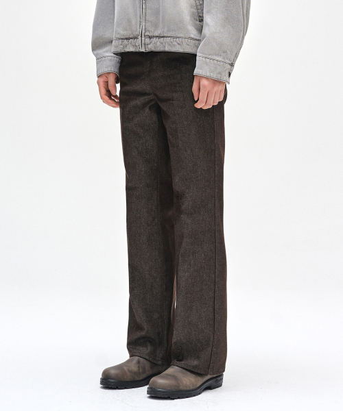 DECET(デケト)の「Dawn Semi Flared Jeans DCPT044CPBrown(デニムパンツ・レディース・その他・26/28/30/32/34)」の4枚目の写真