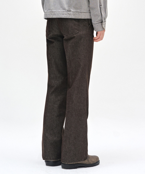 DECET(デケト)の「Dawn Semi Flared Jeans DCPT044CPBrown(デニムパンツ・レディース・その他・26/28/30/32/34)」の6枚目の写真