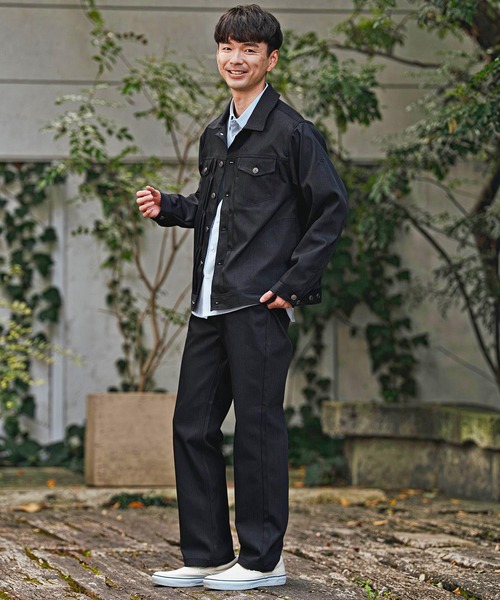 CALL&RESPONSE(コールアンドレスポンス)の「mj11299- 反応染デニムジャケットⅡ(260-1103-01)(デニムジャケット・メンズ・ブラック・5/4/2)」の16枚目の写真