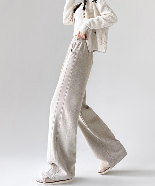 Miniministore(ミニミニストア)の「ヘリンボーン柄ワイドパンツレディース美脚(デニムパンツ・レディース・ブラウン系3/ベージュ系2/グレー系1/ブラウン系4/ベージュ系1/ブラウン系1/グレー系2/グレー系4/ブラウン系2/グレー系3・FREE)」の21枚目の写真