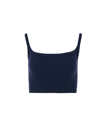 CROP RIB SLEEVELESS