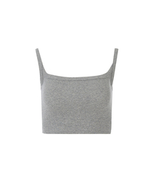 CROP RIB SLEEVELESS