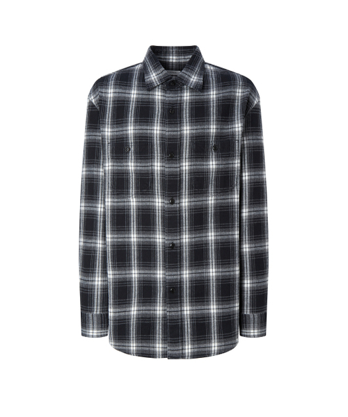 HAZZYS（ ヘジス）の「[HIS]ブラックフランネルシャツ（シャツ/ブラウス・メンズ・その他・SMALL/MEDIUM/LARGE）」の2枚目の写真