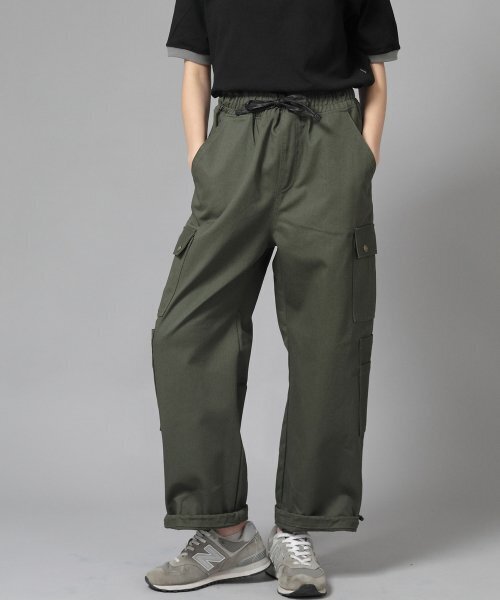 SAINTCREW(セントクルー)の「ダブルカーゴストリングジョガーパンツ DCJ-338 カーキ(スウェットパンツ・メンズ・その他・MEDIUM/LARGE/X-LARGE)」の13枚目の写真