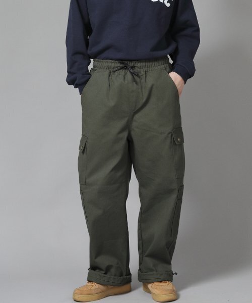 SAINTCREW(セントクルー)の「ダブルカーゴストリングジョガーパンツ DCJ-338 カーキ(スウェットパンツ・メンズ・その他・MEDIUM/LARGE/X-LARGE)」の6枚目の写真