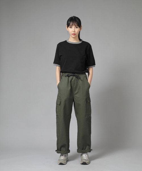 SAINTCREW(セントクルー)の「ダブルカーゴストリングジョガーパンツ DCJ-338 カーキ(スウェットパンツ・メンズ・その他・MEDIUM/LARGE/X-LARGE)」の8枚目の写真
