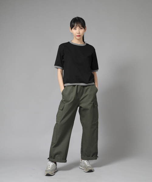 SAINTCREW(セントクルー)の「ダブルカーゴストリングジョガーパンツ DCJ-338 カーキ(スウェットパンツ・メンズ・その他・MEDIUM/LARGE/X-LARGE)」の9枚目の写真