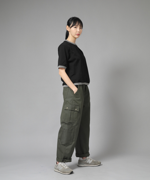 SAINTCREW(セントクルー)の「ダブルカーゴストリングジョガーパンツ DCJ-338 カーキ(スウェットパンツ・メンズ・その他・MEDIUM/LARGE/X-LARGE)」の10枚目の写真