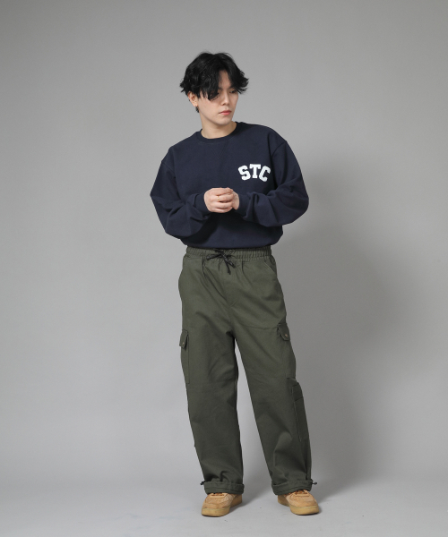 SAINTCREW(セントクルー)の「ダブルカーゴストリングジョガーパンツ DCJ-338 カーキ(スウェットパンツ・メンズ・その他・MEDIUM/LARGE/X-LARGE)」の3枚目の写真