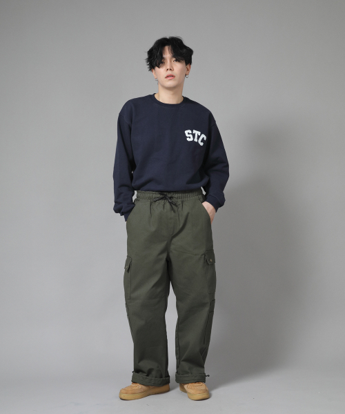 SAINTCREW(セントクルー)の「ダブルカーゴストリングジョガーパンツ DCJ-338 カーキ(スウェットパンツ・メンズ・その他・MEDIUM/LARGE/X-LARGE)」の5枚目の写真