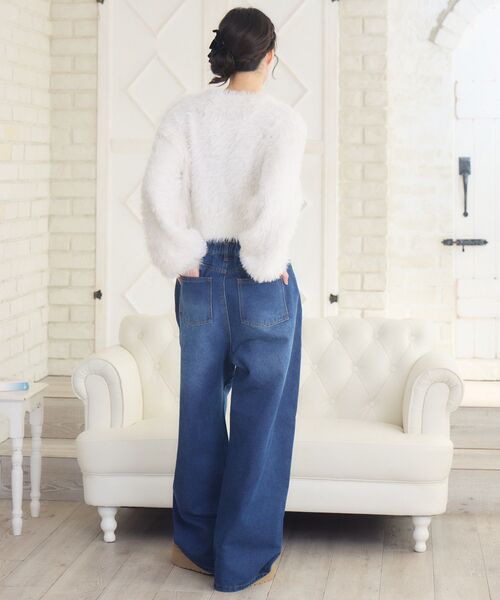 ems excite（エムズエキサイト）の「ヴィンテージデニムPT（デニムパンツ・レディース・ブラック/ブルー・FREE）」の15枚目の写真