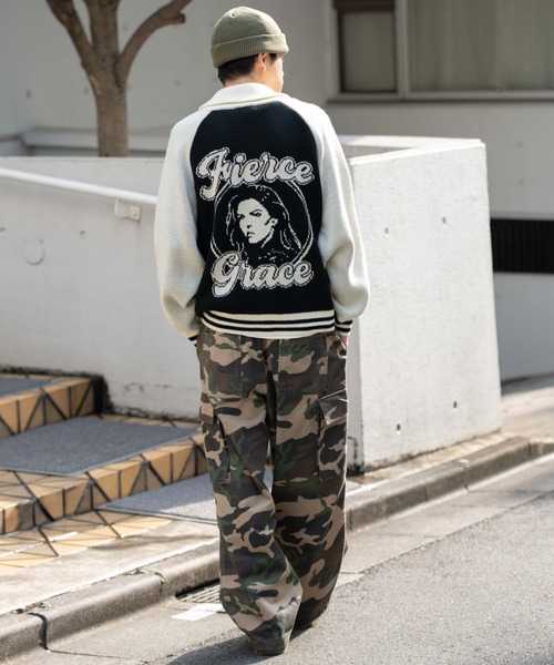WEGO(ウィゴー)の「WEGO/グラフィックZIPニットブルゾン(ブルゾン・メンズ・ブラック系その他/レッド系その他・MEDIUM/LARGE)」の17枚目の写真