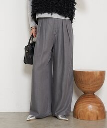 Jena espace merveilleux | 【やわらぐシルエット/きれい見え】テンセルタックワイドパンツ(その他パンツ)