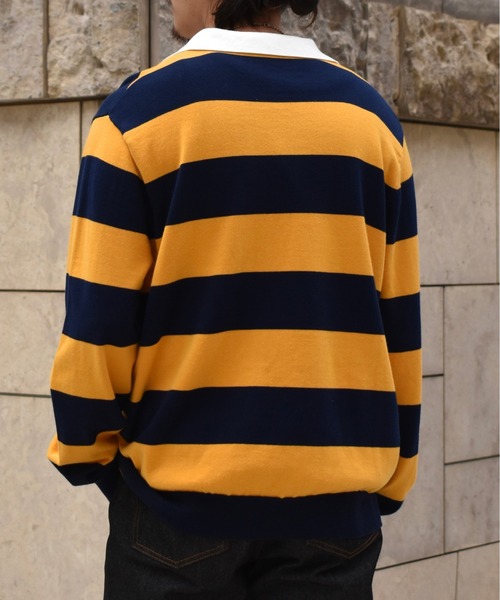 Noen(ノエン)の「ラガーニットポロ(ニット/セーター・メンズ・マルチ/ブラック・LARGE/MEDIUM)」の10枚目の写真