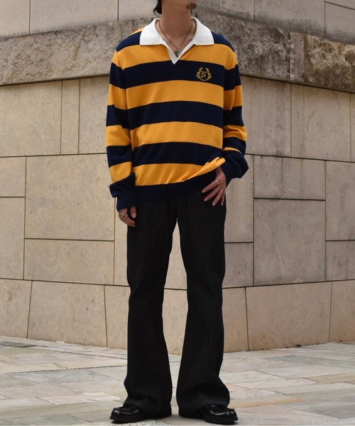 Noen(ノエン)の「ラガーニットポロ(ニット/セーター・メンズ・マルチ/ブラック・LARGE/MEDIUM)」の22枚目の写真