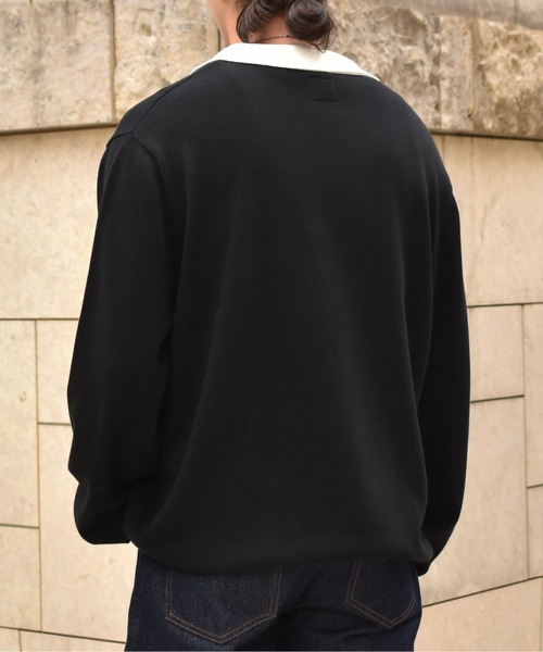 Noen(ノエン)の「ラガーニットポロ(ニット/セーター・メンズ・マルチ/ブラック・LARGE/MEDIUM)」の7枚目の写真