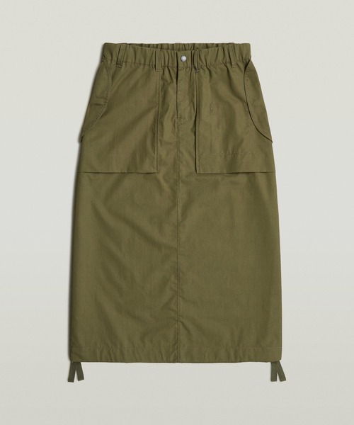 G-STAR(ジースター)の「Midi Parachute Skirt/ミリタリーディテールパラシュートスカート(スカート・レディース・ダークオリーブ・24inch/25inch/26inch)」の3枚目の写真