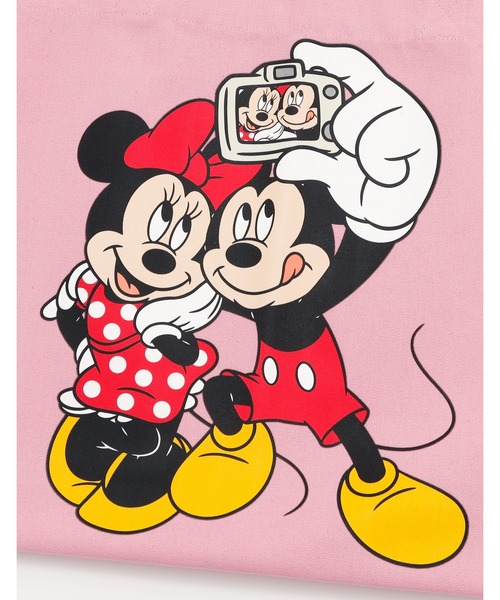 Little sunny bite(リトルサニーバイト)の「【8】【it】【little sunny bite Disney collection】micky & minnie selfie tote bag(トートバッグ・レディース・ピンク/ホワイト/ライトブルー・FREE)」の15枚目の写真