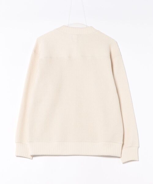 Jackman（ジャックマン）の「Waffle Midneck（ニット/セーター・メンズ・アイボリー/ブラック/クリアブルー/グレー系その他/ネイビー/ダークグレー/ブルー系その他/モカ・MEDIUM/LARGE/X-LARGE/SMALL）」の9枚目の写真