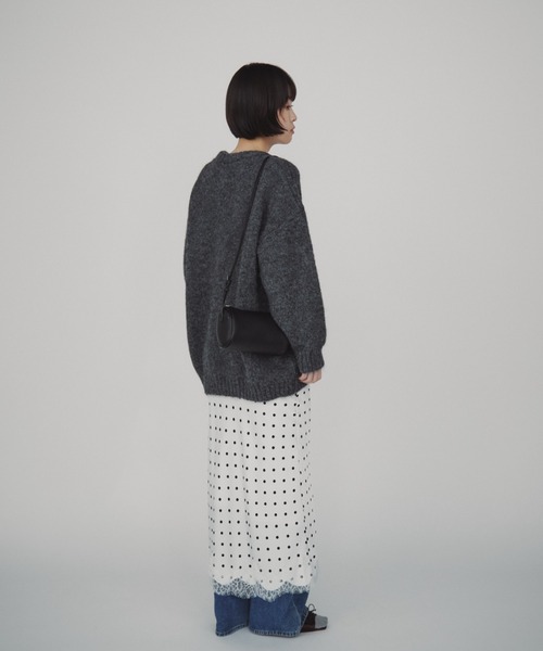 duei（デュイ）の「サテン裾レースドットスカート（スカート・レディース・ブラック/ホワイト・FREE）」の22枚目の写真