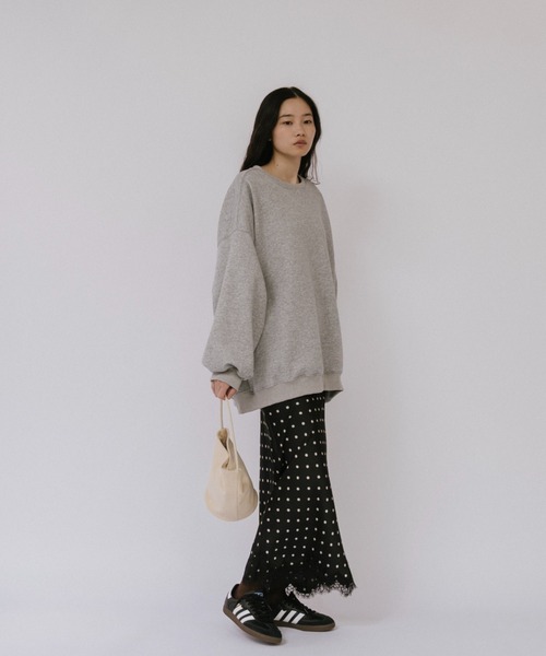 duei（デュイ）の「サテン裾レースドットスカート（スカート・レディース・ブラック/ホワイト・FREE）」の16枚目の写真