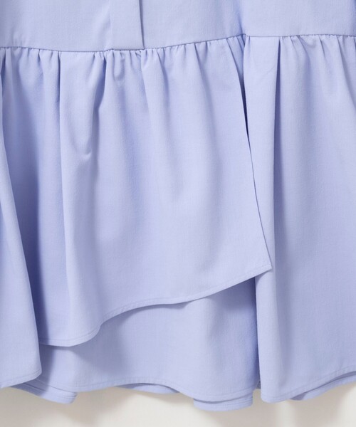 NOLLEY’S(ノーリーズ)の「ウォッシャブルイレギュラーヘムブラウス(シャツ/ブラウス・レディース・ネイビー/ホワイト/サックスブルー・38)」の14枚目の写真