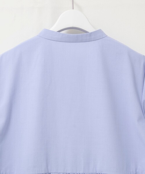 NOLLEY’S(ノーリーズ)の「ウォッシャブルイレギュラーヘムブラウス(シャツ/ブラウス・レディース・ネイビー/ホワイト/サックスブルー・38)」の17枚目の写真