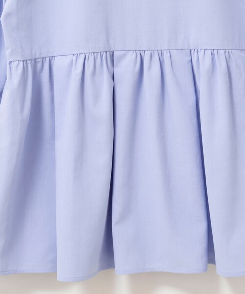 NOLLEY’S(ノーリーズ)の「ウォッシャブルイレギュラーヘムブラウス(シャツ/ブラウス・レディース・ネイビー/ホワイト/サックスブルー・38)」の18枚目の写真