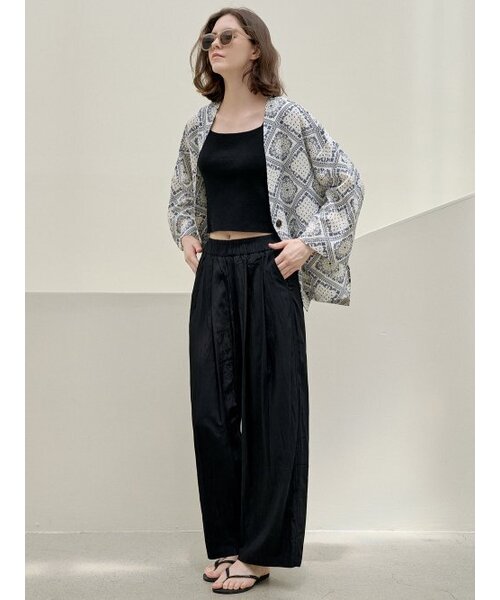 AVANT-G(アバン)の「Paisley Robe Cadigan Jacket - NAVY(その他アウター・レディース・その他・FREE)」の3枚目の写真