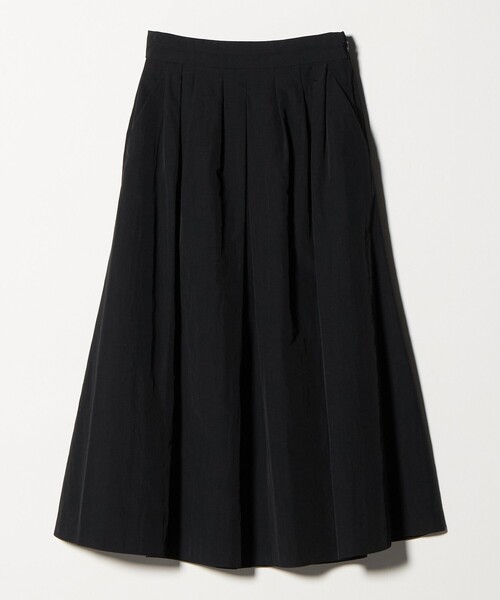 green label relaxing（グリーンレーベルリラクシング）の「タック フレア スカート 2（スカート・レディース・ブラック/ライトブルー/オフホワイト・38/36）」の3枚目の写真