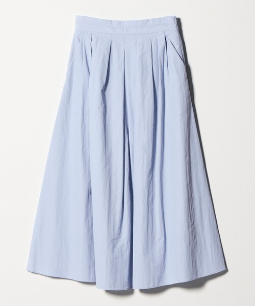 green label relaxing（グリーンレーベルリラクシング）の「タック フレア スカート 2（スカート・レディース・ブラック/ライトブルー/オフホワイト・38/36）」の10枚目の写真