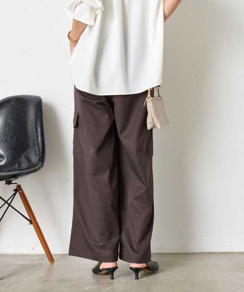 Jena espace merveilleux(ジェナ エスパスメルヴェイユ)の「ワイドカーゴパンツ(その他パンツ・レディース・ライトベージュ/チャコールグレー/カーキ・FREE)」の22枚目の写真